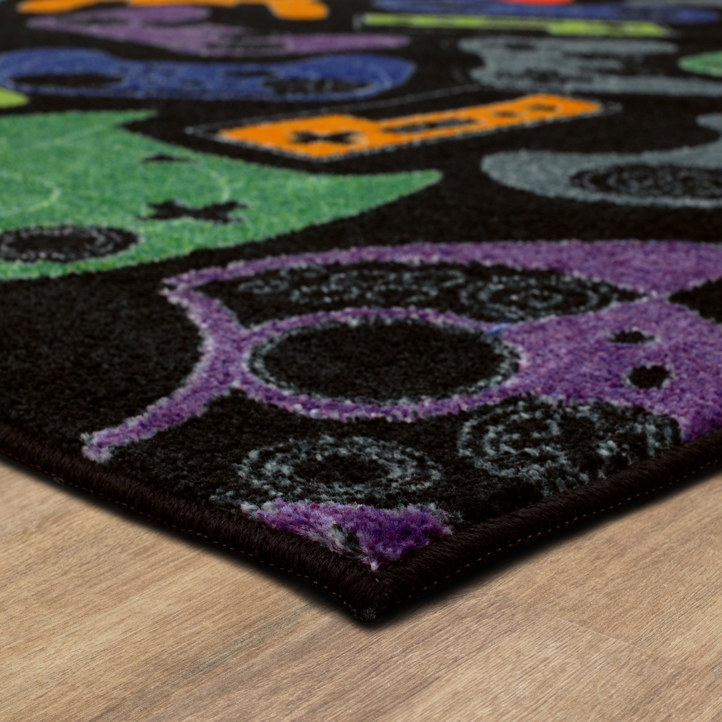 Kids Gamer's Dream Black 3' x 5' Rug - Thumbnail - Image 4