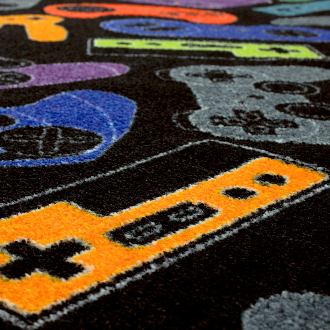Kids Gamer's Dream Black 5' x 8' Rug - Thumbnail - Image 5