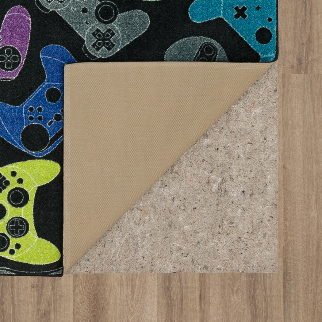 Kids Gamer's Dream Black 8' x 10' Rug - Thumbnail - Image 2