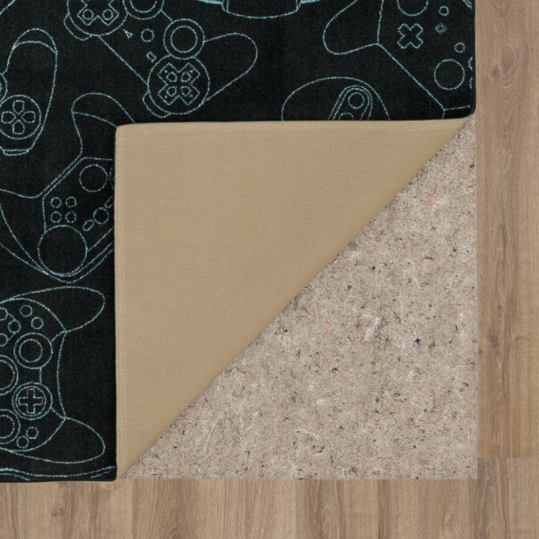 Kids Gamer's Dream Teal 5' x 8' Rug - Thumbnail - Image 2