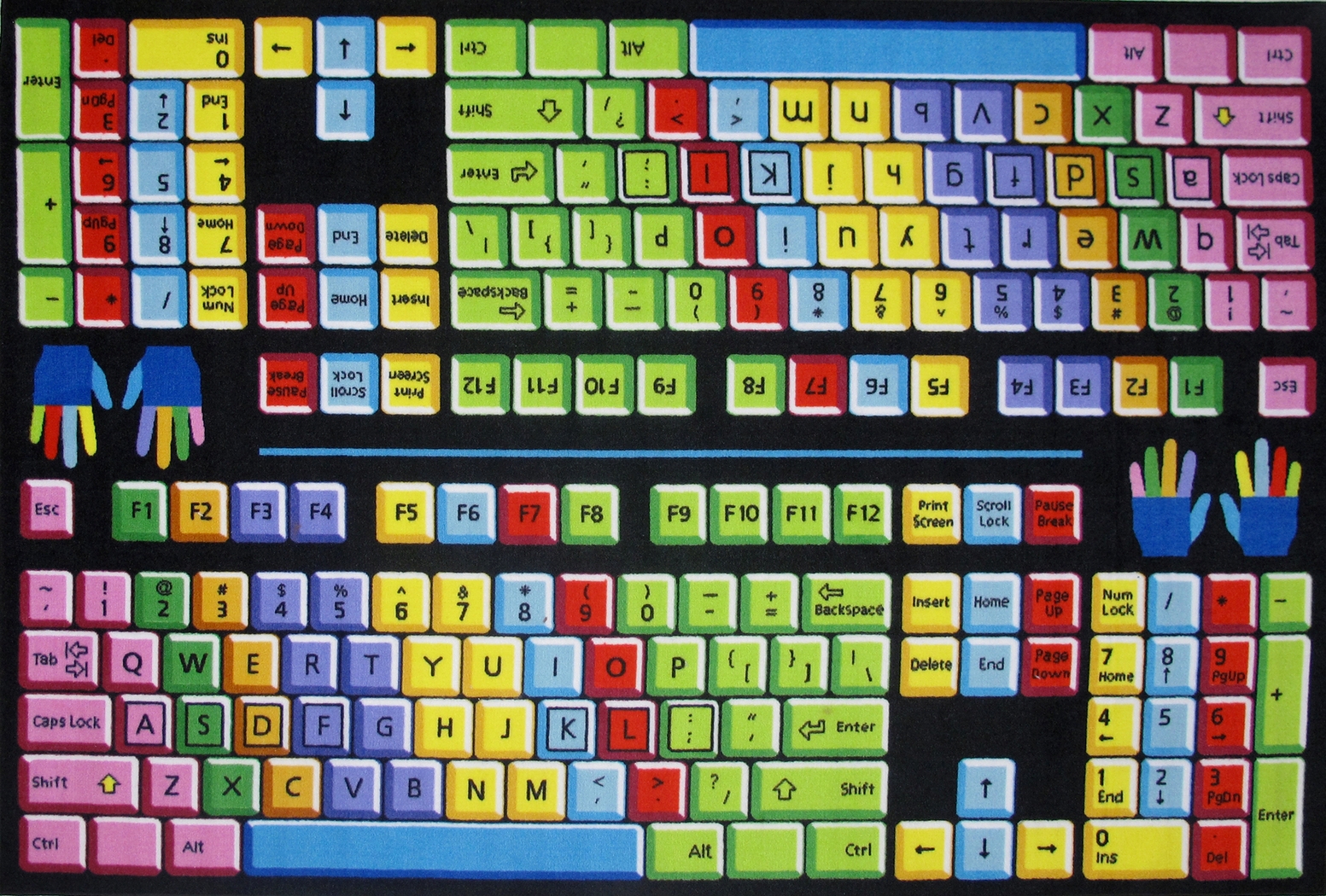 Kids Gamester Black 5'3 x 7'6 Rug - Thumbnail - Image 1