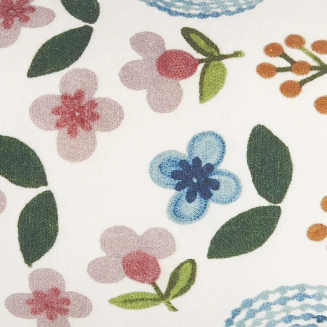 Kids Garden Pom Poms White Accent Pillow - Thumbnail - Image 5