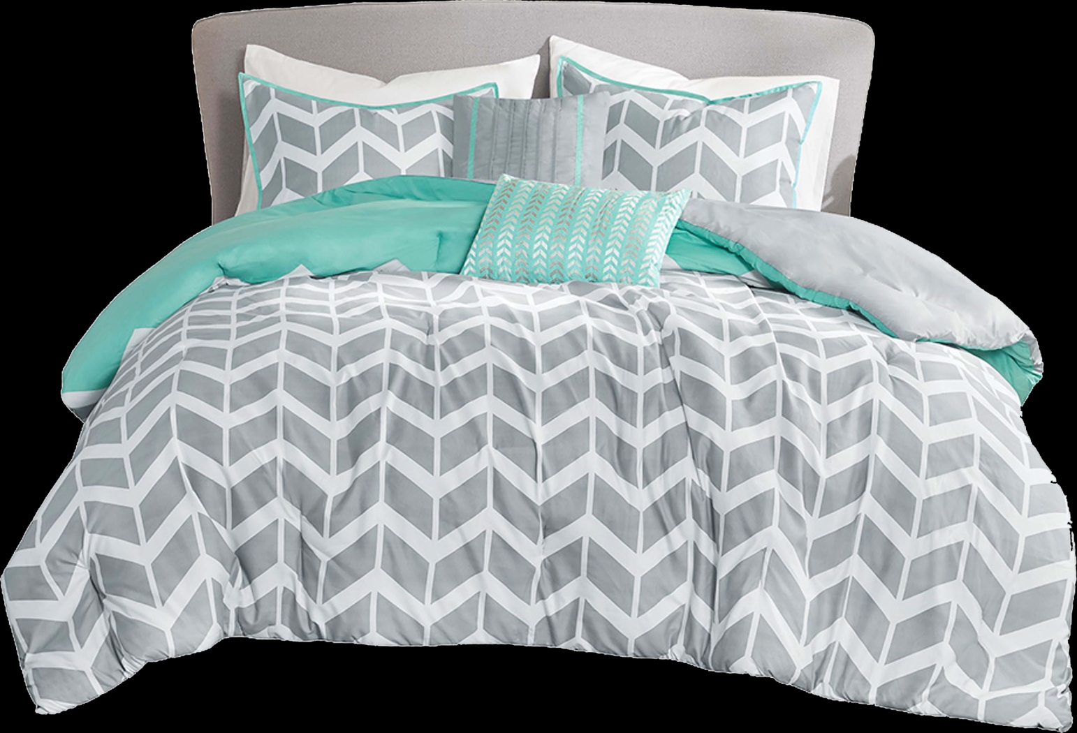 Kids Geany Blue Twin Comforter Set - Thumbnail - Image 1