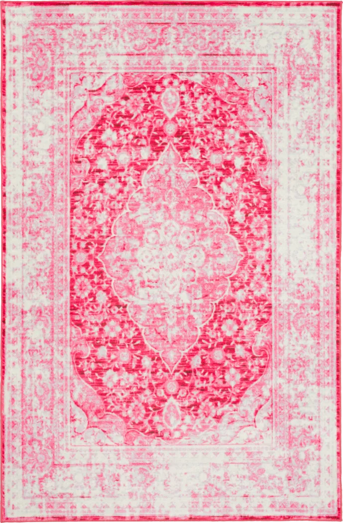 Kids Gembridge Pink 4' x 6' Rug - Thumbnail - Image 1