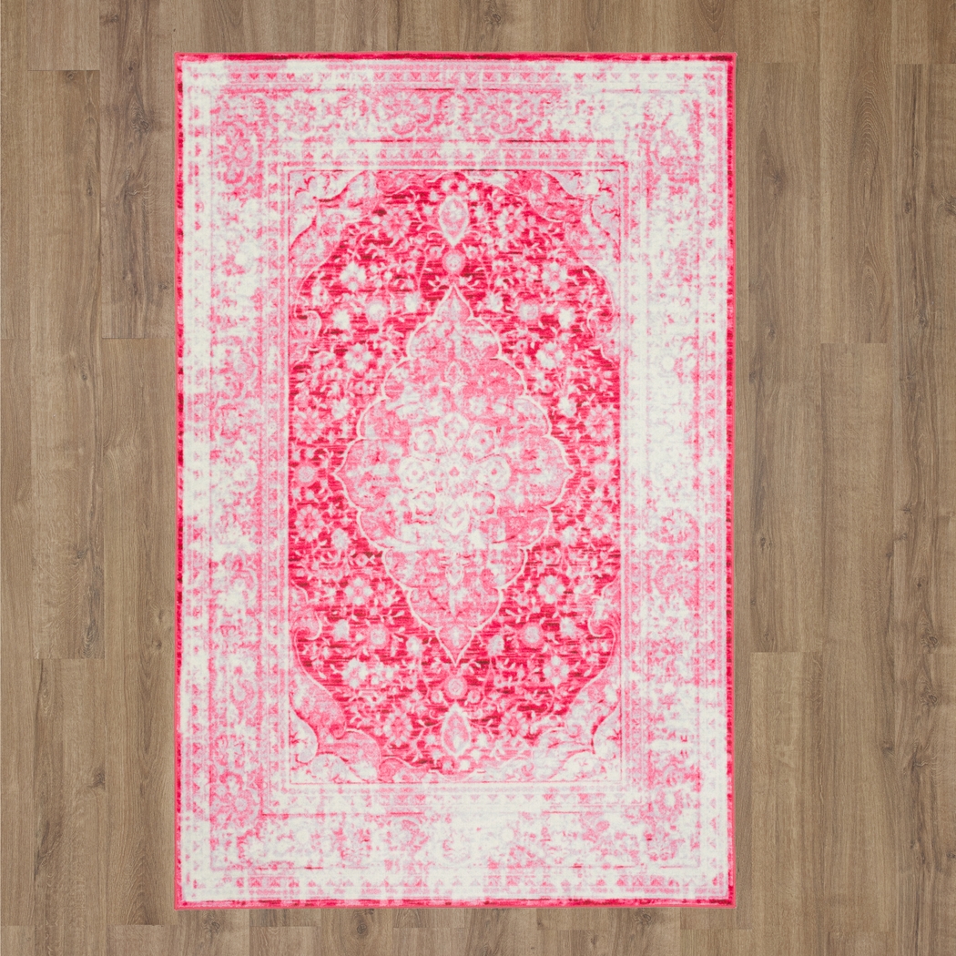 Kids Gembridge Pink 5' x 8' Rug - Thumbnail - Image 12