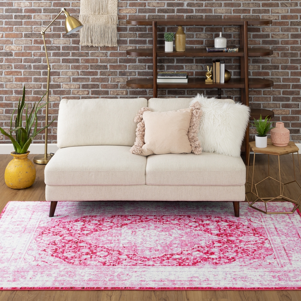 Kids Gembridge Pink 8' x 10' Rug - Thumbnail - Image 2