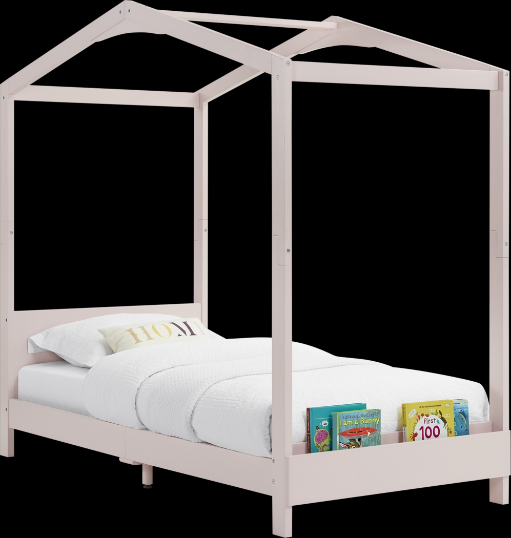 Kids Geoga Pink Twin Bed - Thumbnail - Image 1