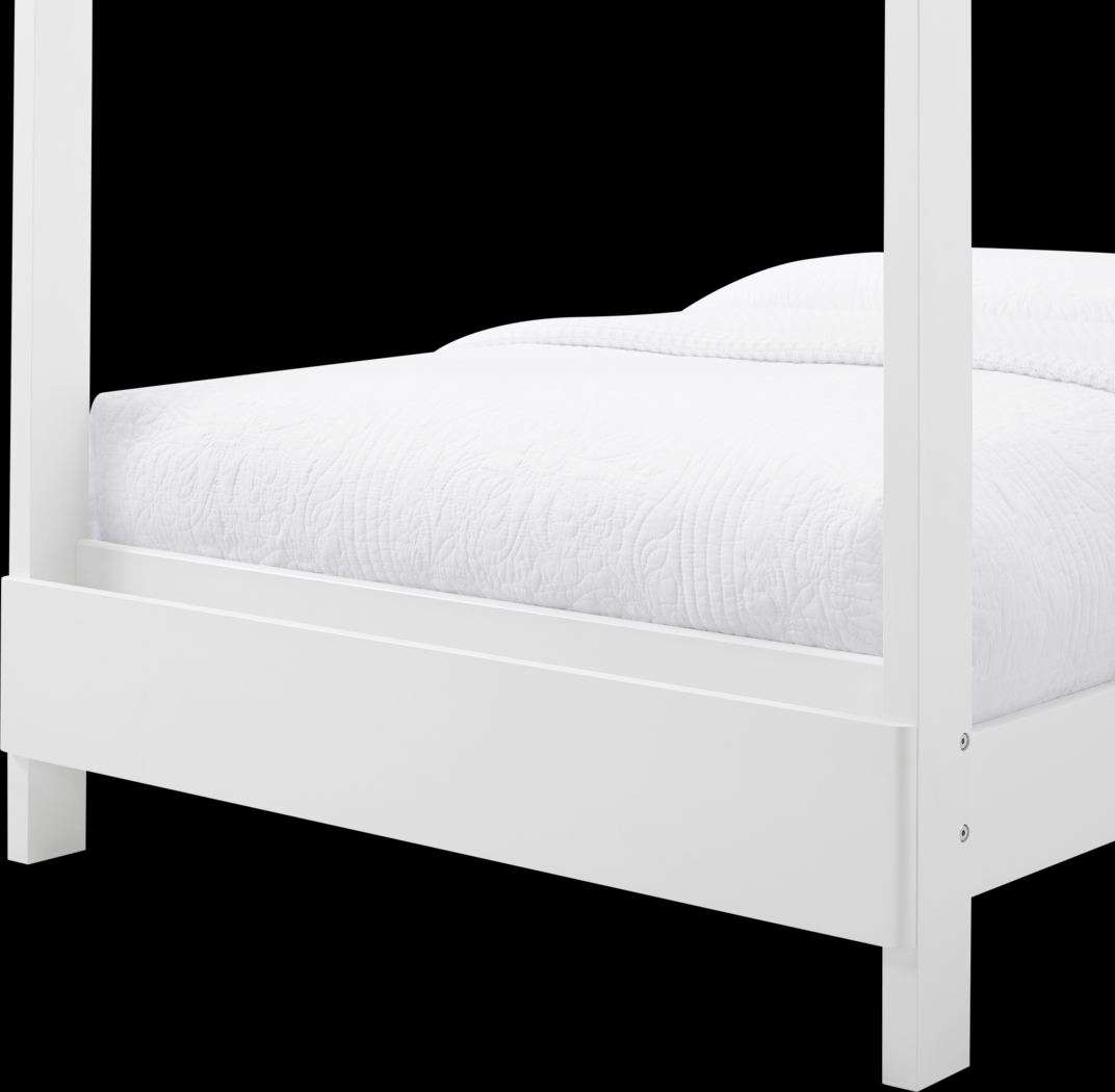Kids Geoga White Twin Bed - Thumbnail - Image 5
