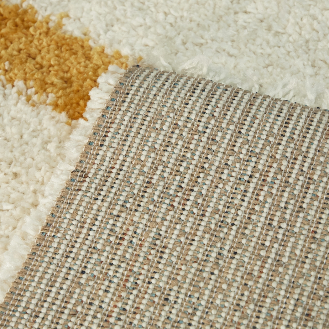 Kids Geometric Fun Cream 5'3 x 7' Rug - Thumbnail - Image 3