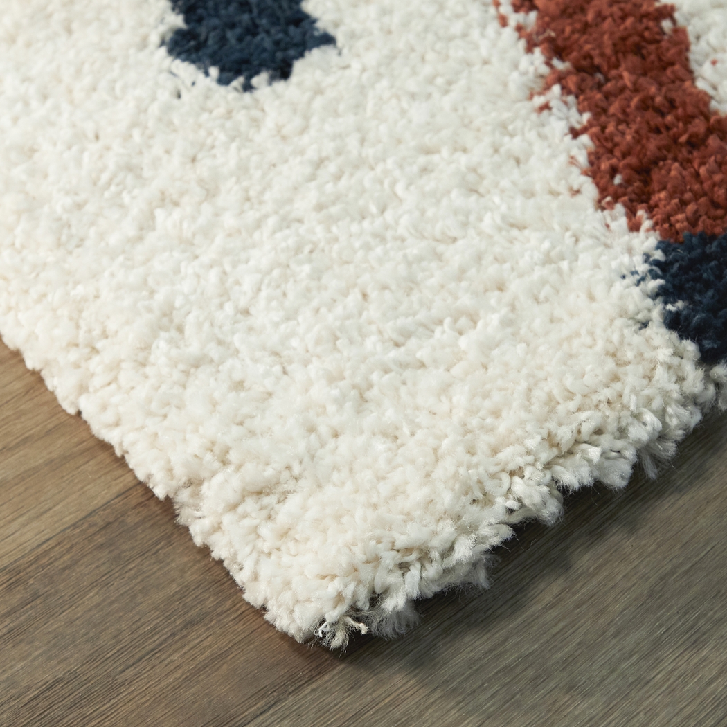 Kids Geometric Fun Cream 5'3 x 7' Rug - Thumbnail - Image 4