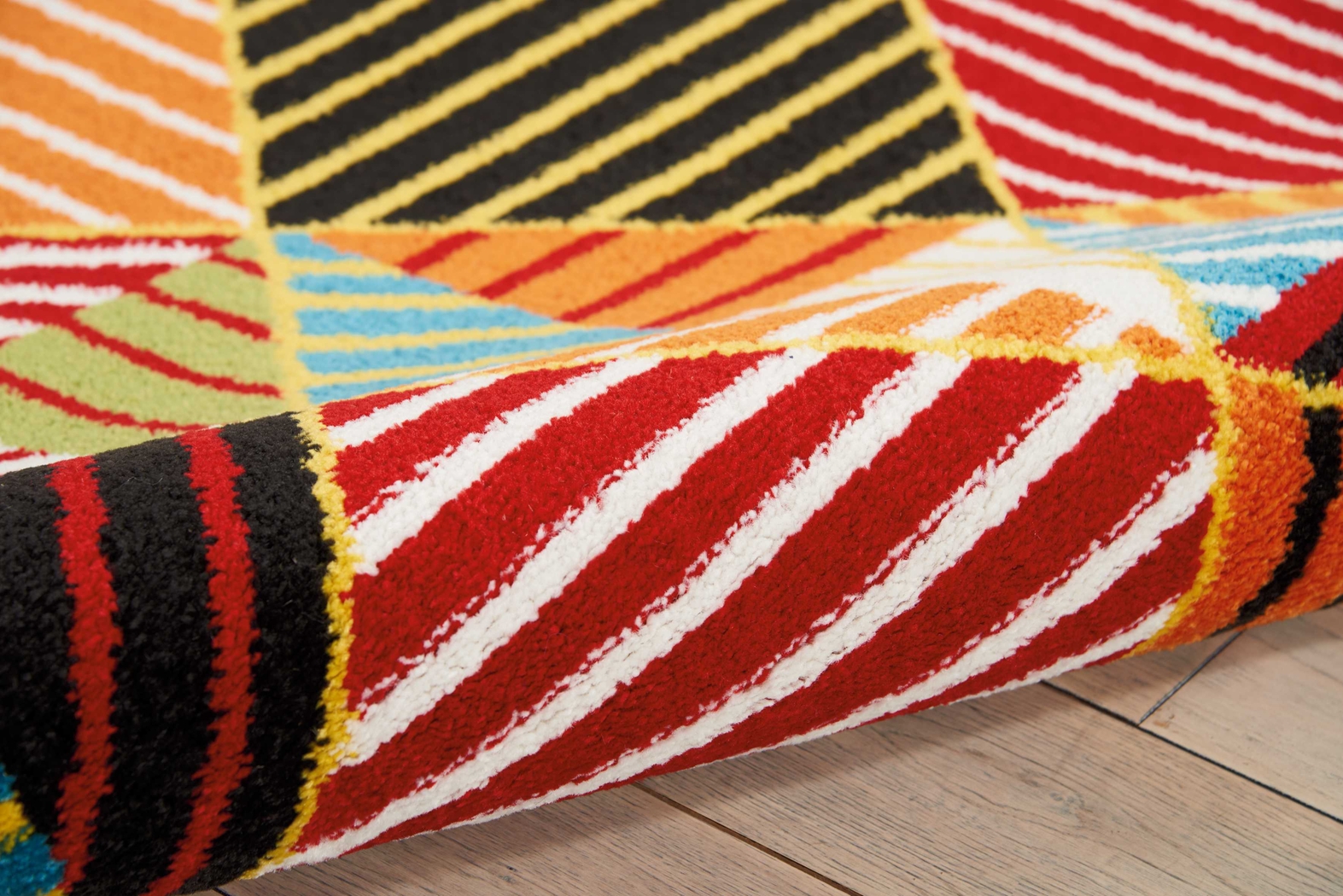 Kids Geoscope Pink 5' x 7' Rug - Thumbnail - Image 3