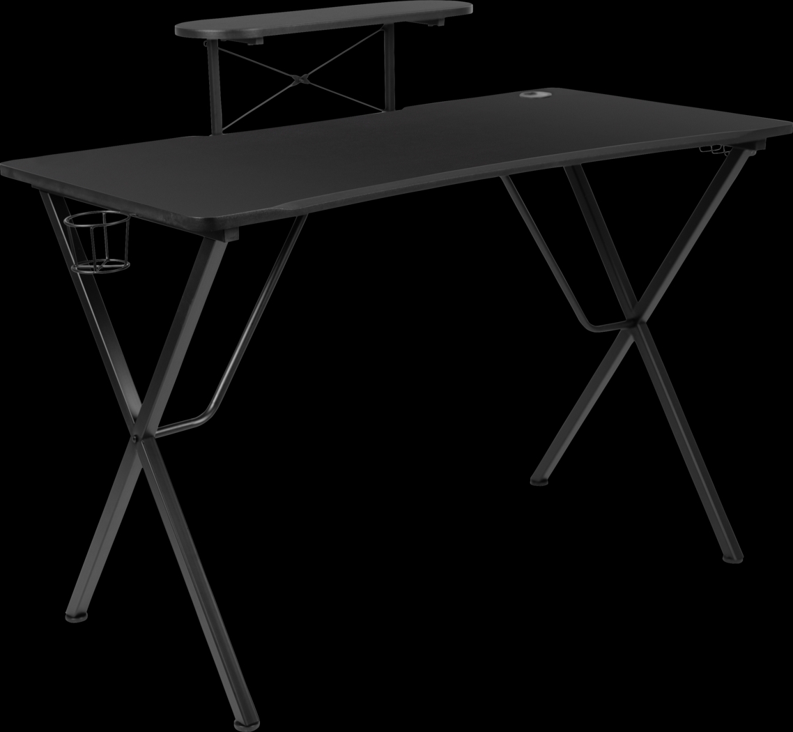 Gerro Black/White PC Gaming Desk and Chair Set - Thumbnail - Image 3