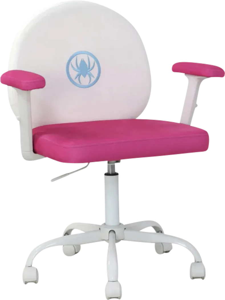 Kids Ghost Spider White Swivel Chair - Thumbnail - Image 2