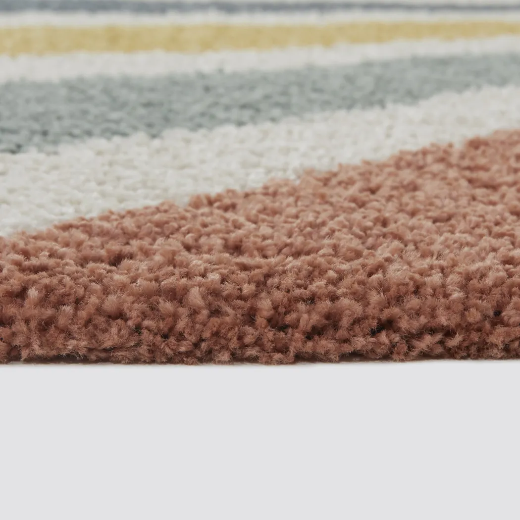 Kids Festival Sun White 5'3 x 7' Rug - Thumbnail - Image 3