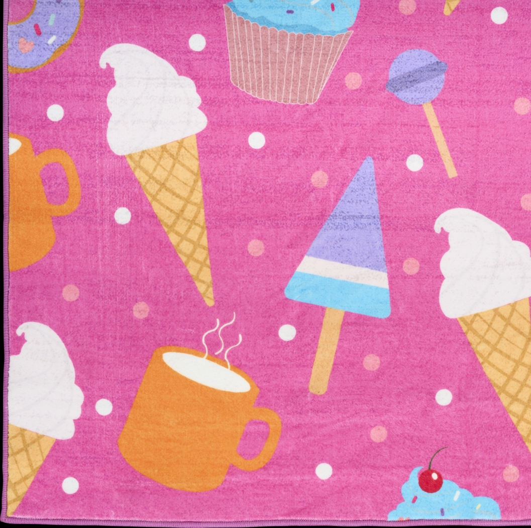Kids Glampop Pink 5' x 7' Rug - Thumbnail - Image 5