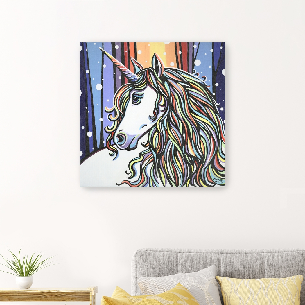 Kids Glorious Unicorn White Artwork - Thumbnail - Image 2