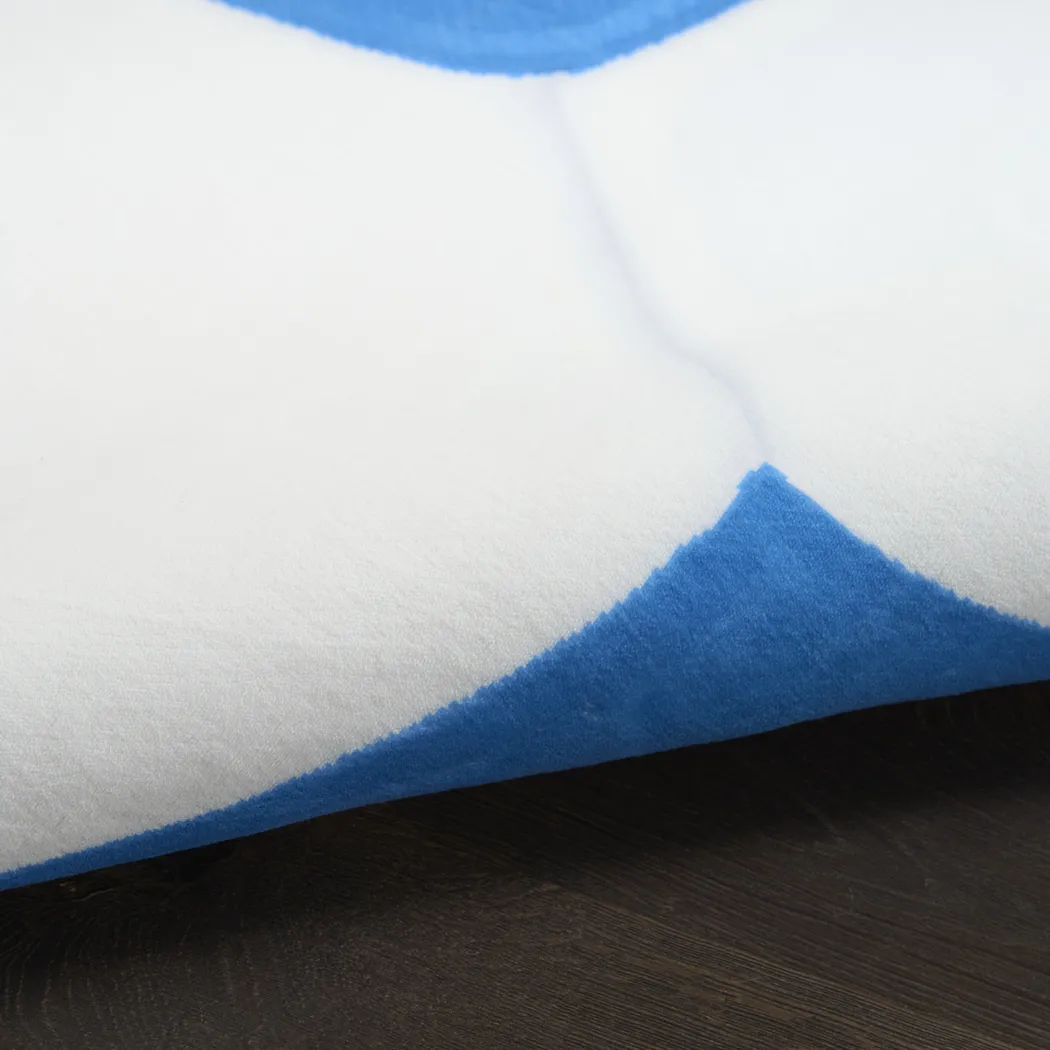 Kids Goal Getter Blue 5' Round Rug - Thumbnail - Image 8