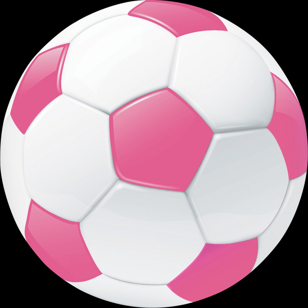 Kids Goal Getter Pink 5' Round Rug - Thumbnail - Image 1
