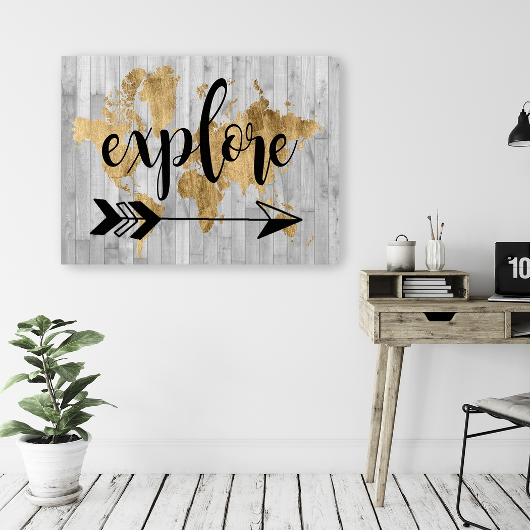 Kids Golden Explorer Gray Artwork - Thumbnail - Image 2