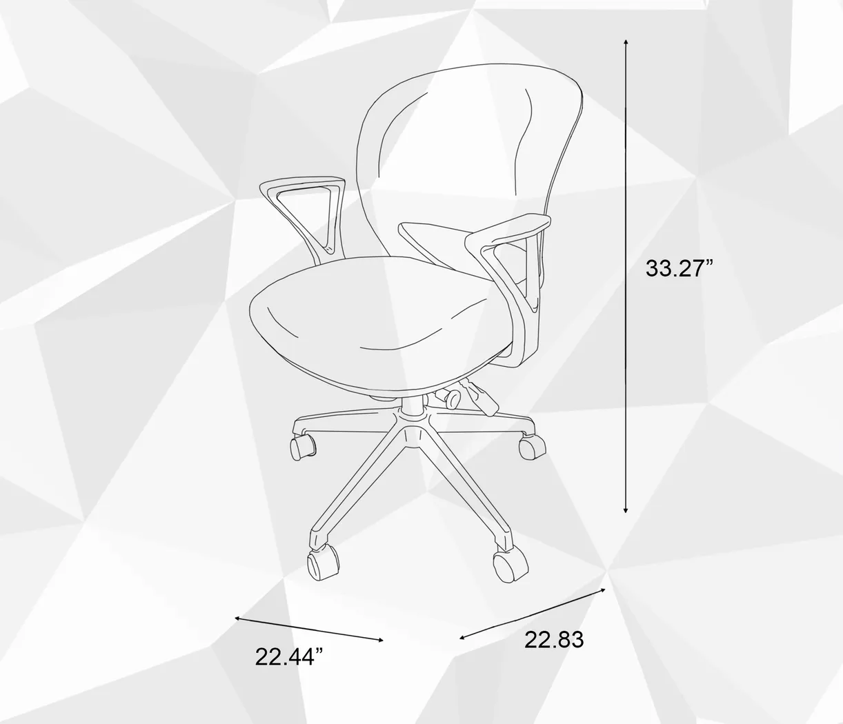 Kids Gonce Black Desk Chair - Thumbnail - Image 7