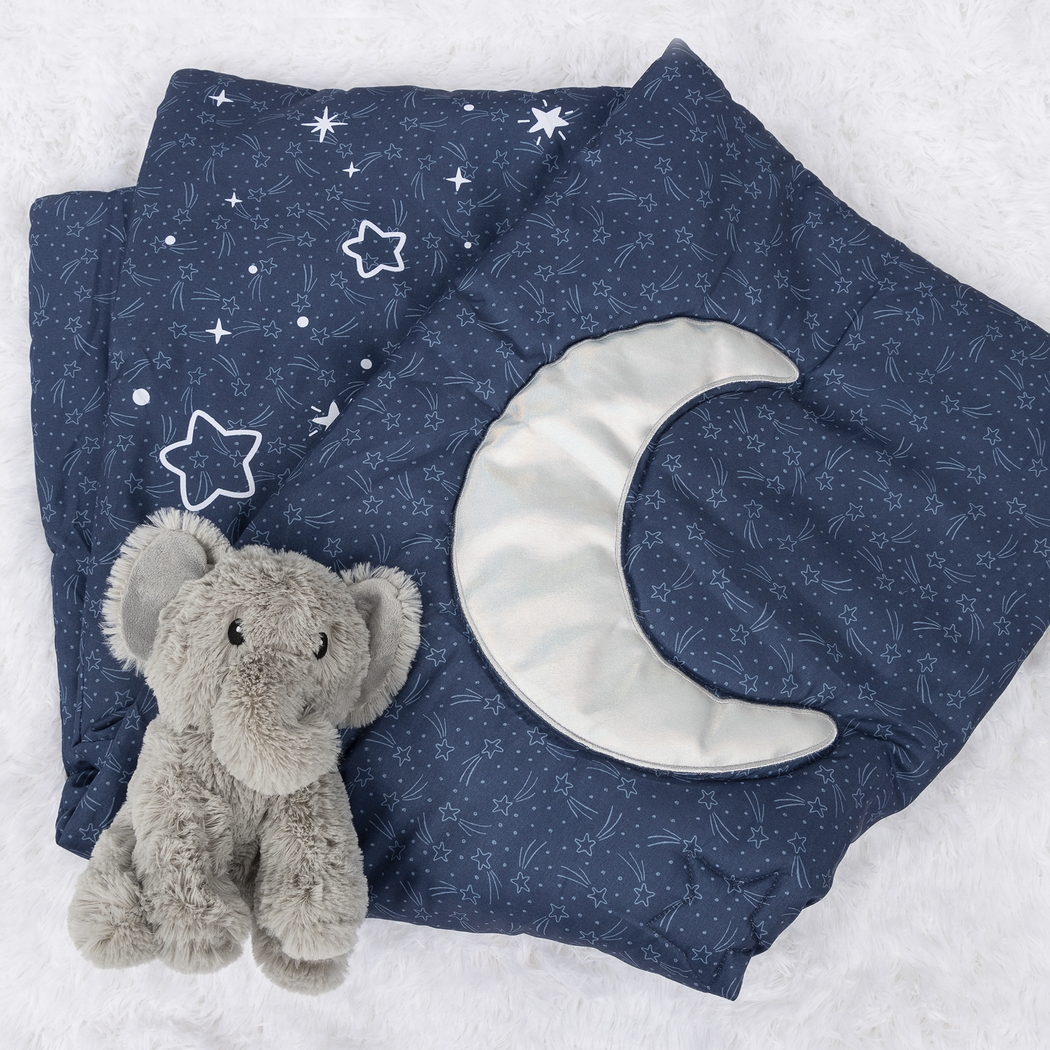 Kids Good Night Moon Navy Baby Bedding Set - Thumbnail - Image 14