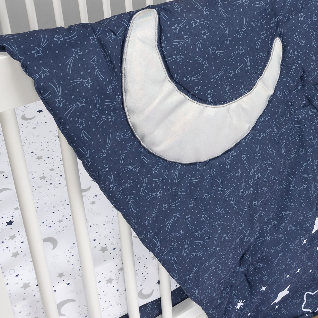 Kids Good Night Moon Navy Baby Bedding Set - Thumbnail - Image 15