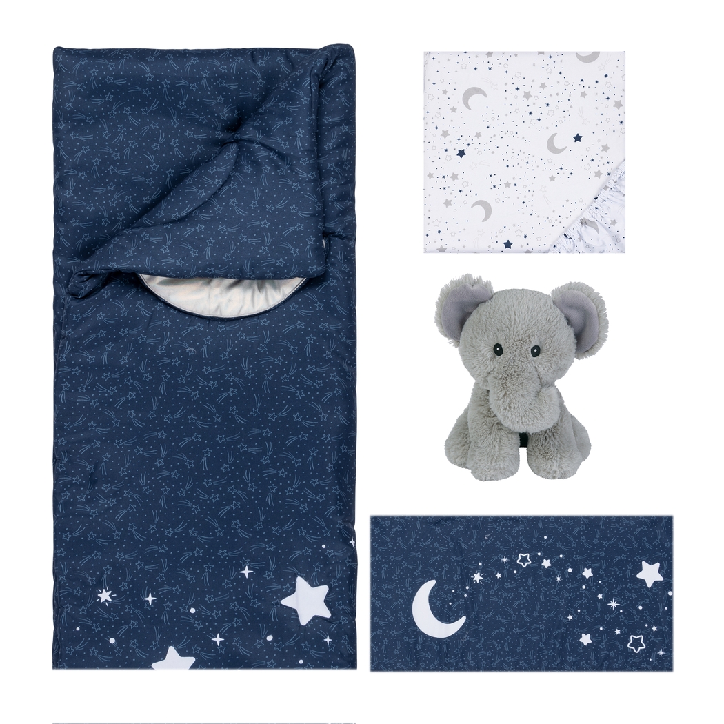 Kids Good Night Moon Navy Baby Bedding Set - Thumbnail - Image 3