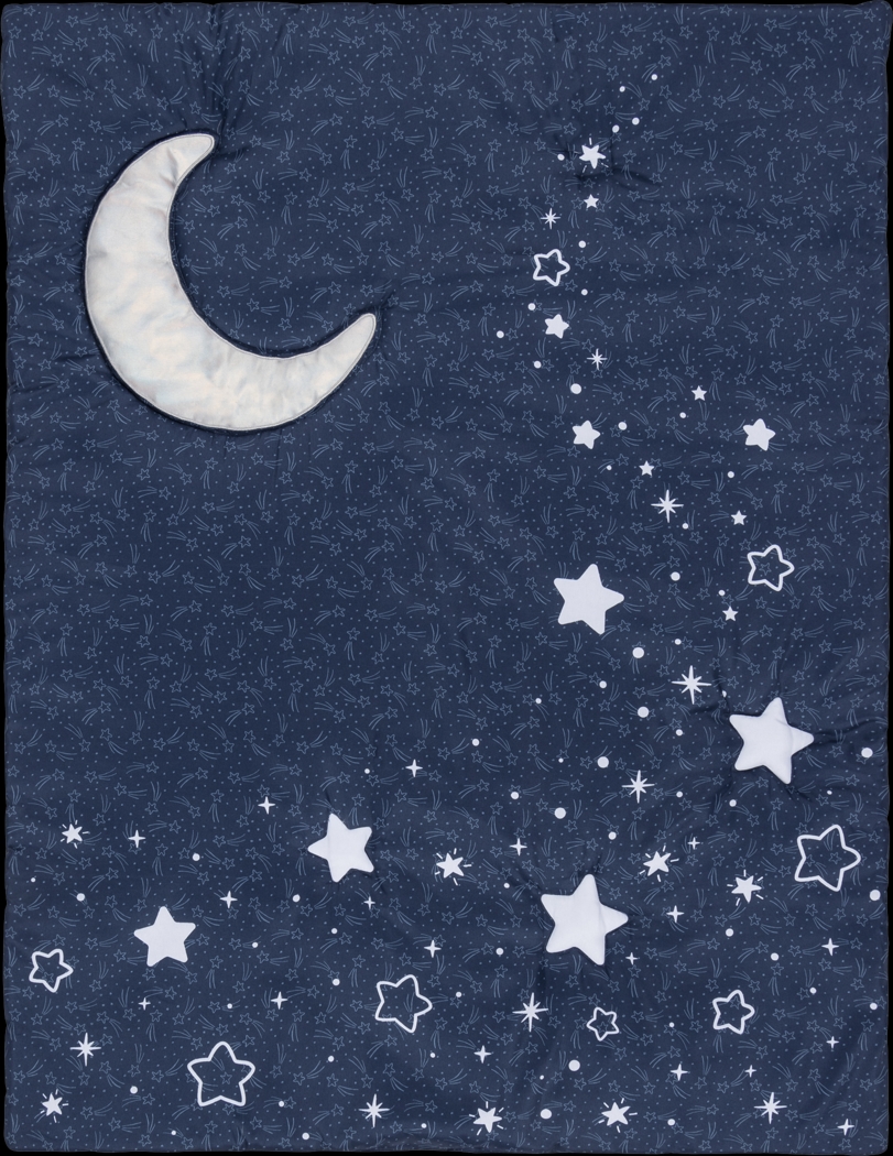 Kids Good Night Moon Navy Baby Bedding Set - Thumbnail - Image 8