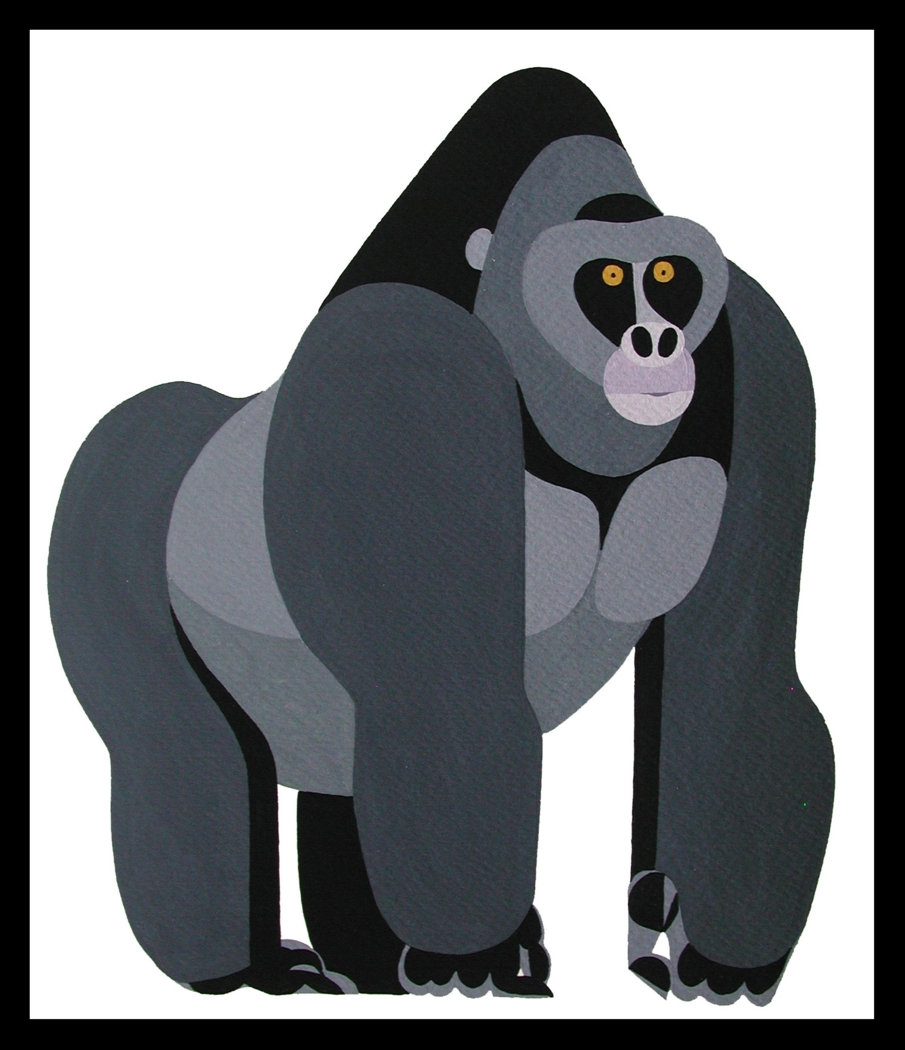 Kids Gorilla Way Artwork - Thumbnail - Image 1