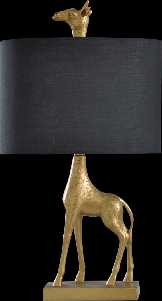 Kids Graceful Giraffe Gold Lamp - Thumbnail - Image 1