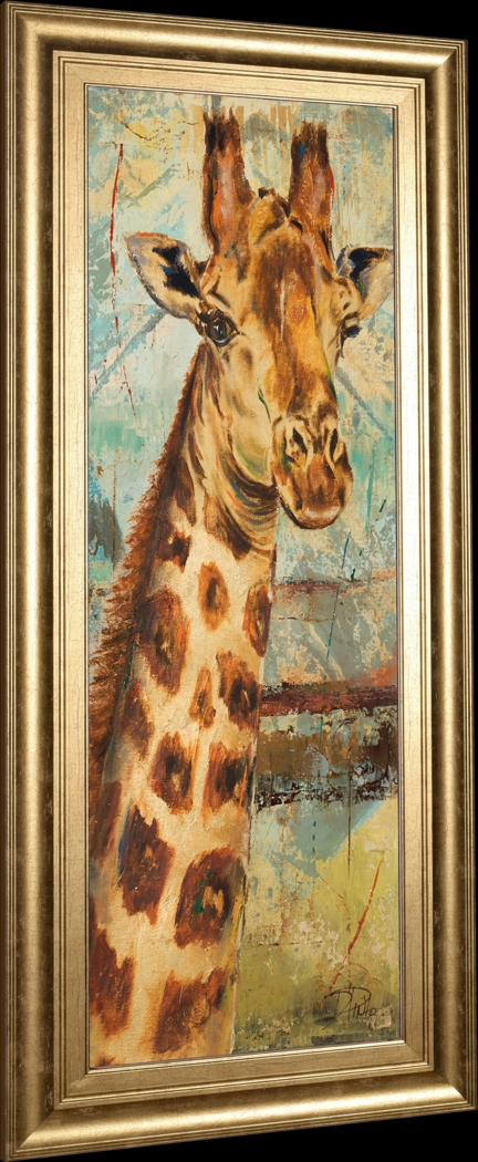 Kids Grand Giraffe Beige Artwork - Thumbnail - Image 1