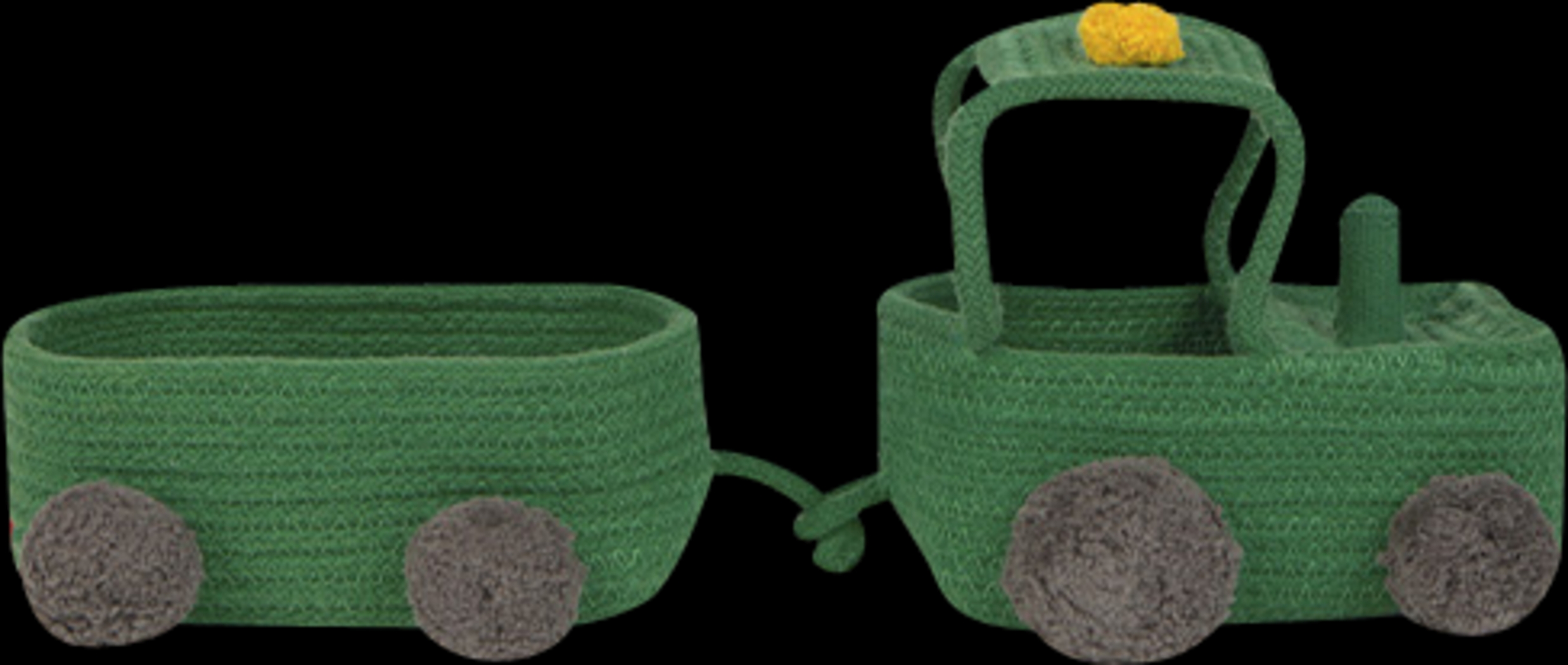 Kids Green Tractor Basket - Thumbnail - Image 1