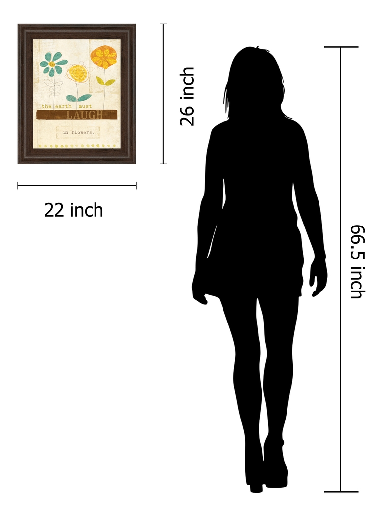 Kids Happy Flower Beige Artwork - Thumbnail - Image 3