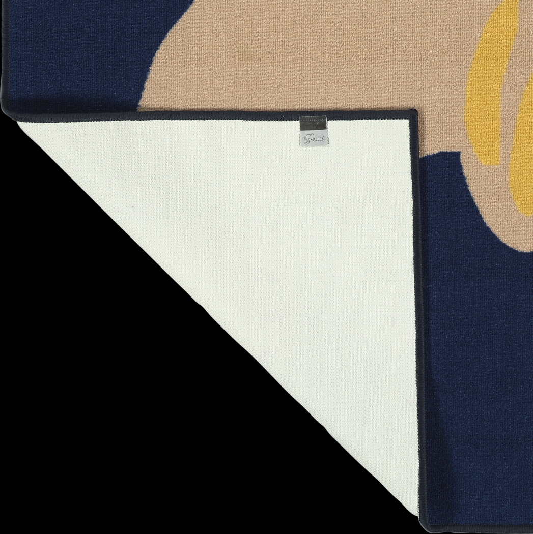 Kids Harshaw Navy 5' x 7' Rug - Thumbnail - Image 4