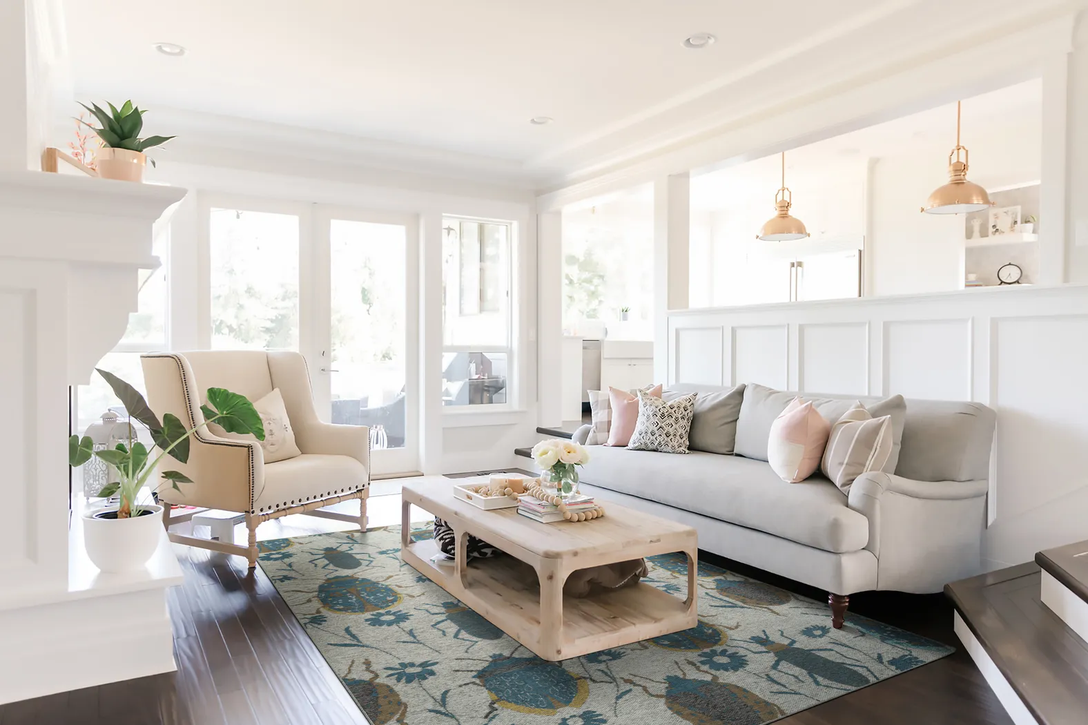 Kids Haruko Blue 3' x 5' Rug - Thumbnail - Image 5