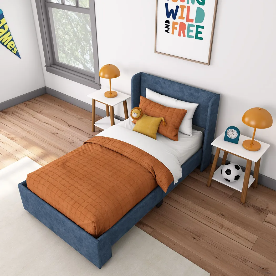 Kids Haso Blue Twin Bed - Thumbnail - Image 3