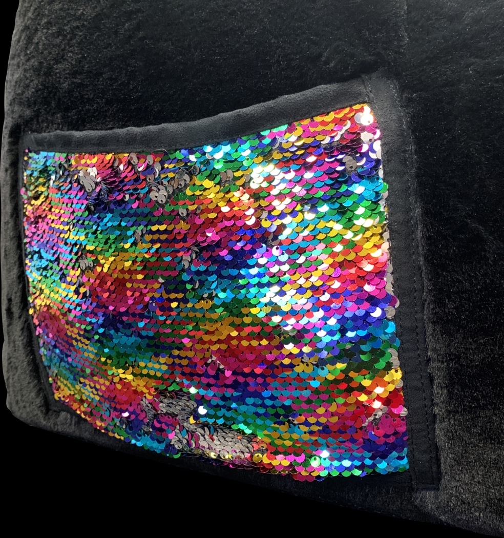 Kids Hatsy Black Bean Bag - Thumbnail - Image 7