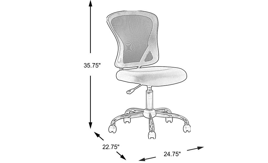 Dimension Image. Please refer to the Dimension Tab on this page for dimension details.
