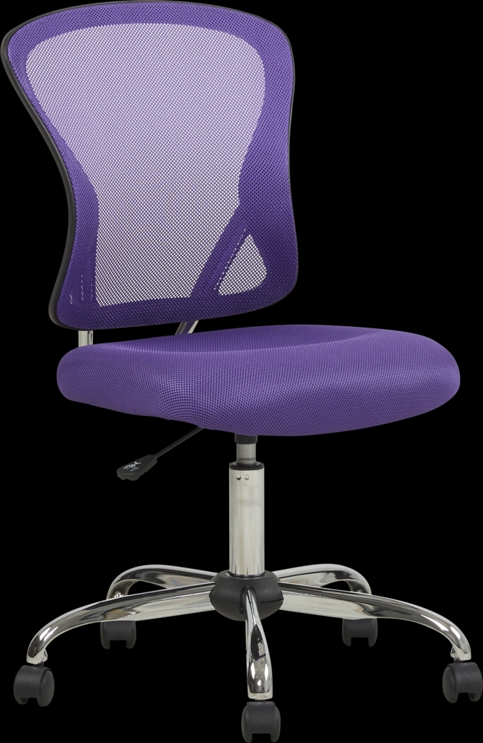 Kids Hayley Purple Desk Chair - Thumbnail - Image 1