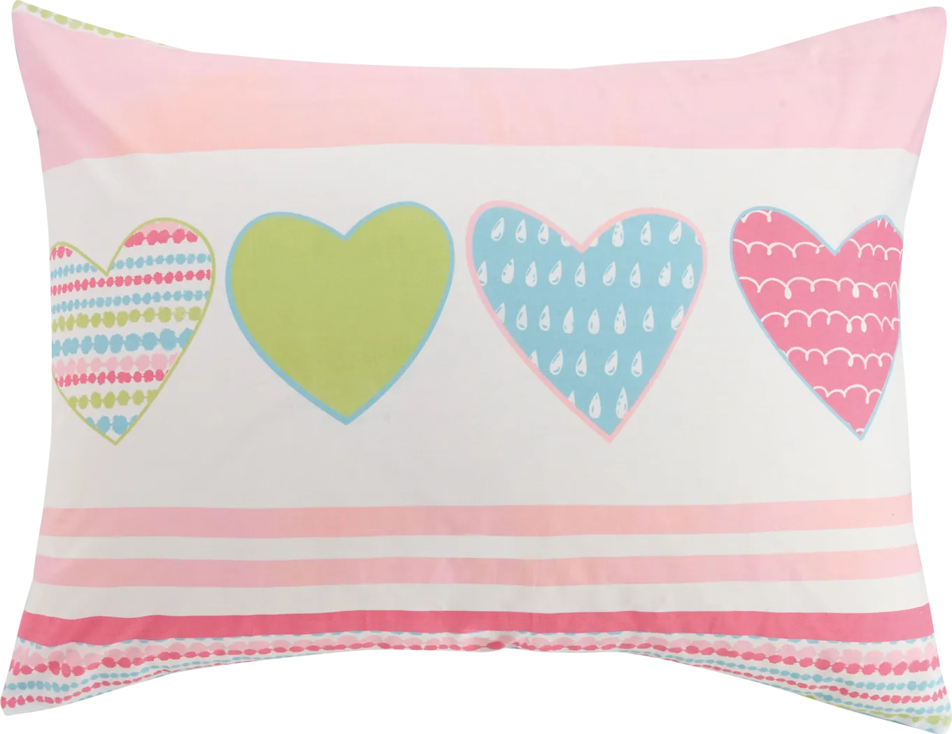 Kids Hearts Of Love Pink 4 Pc Twin Comforter Set - Thumbnail - Image 7