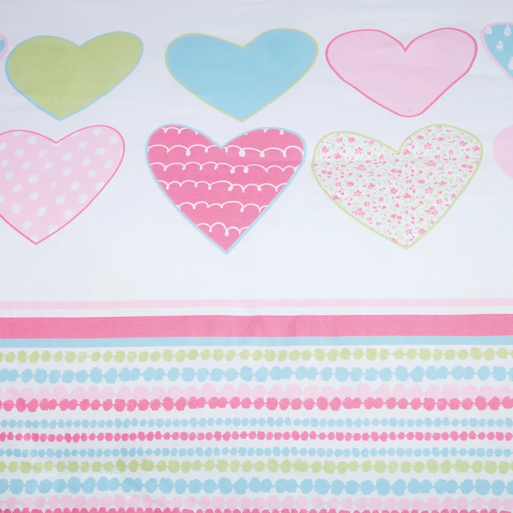 Kids Hearts Of Love Pink 4 Pc Twin Comforter Set - Thumbnail - Image 8