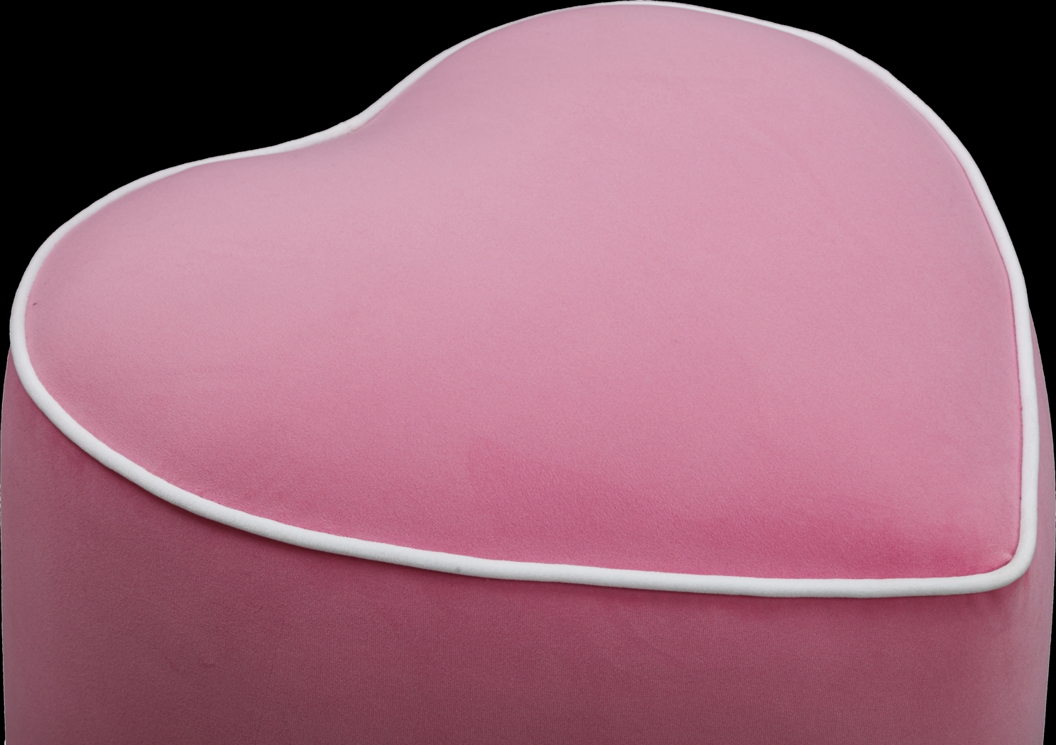 Kids Heartthrob Bright Pink Heart Ottoman - Thumbnail - Image 3