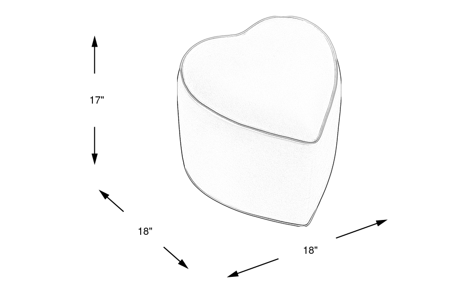 Dimension Image. Please refer to the Dimension Tab on this page for dimension details.