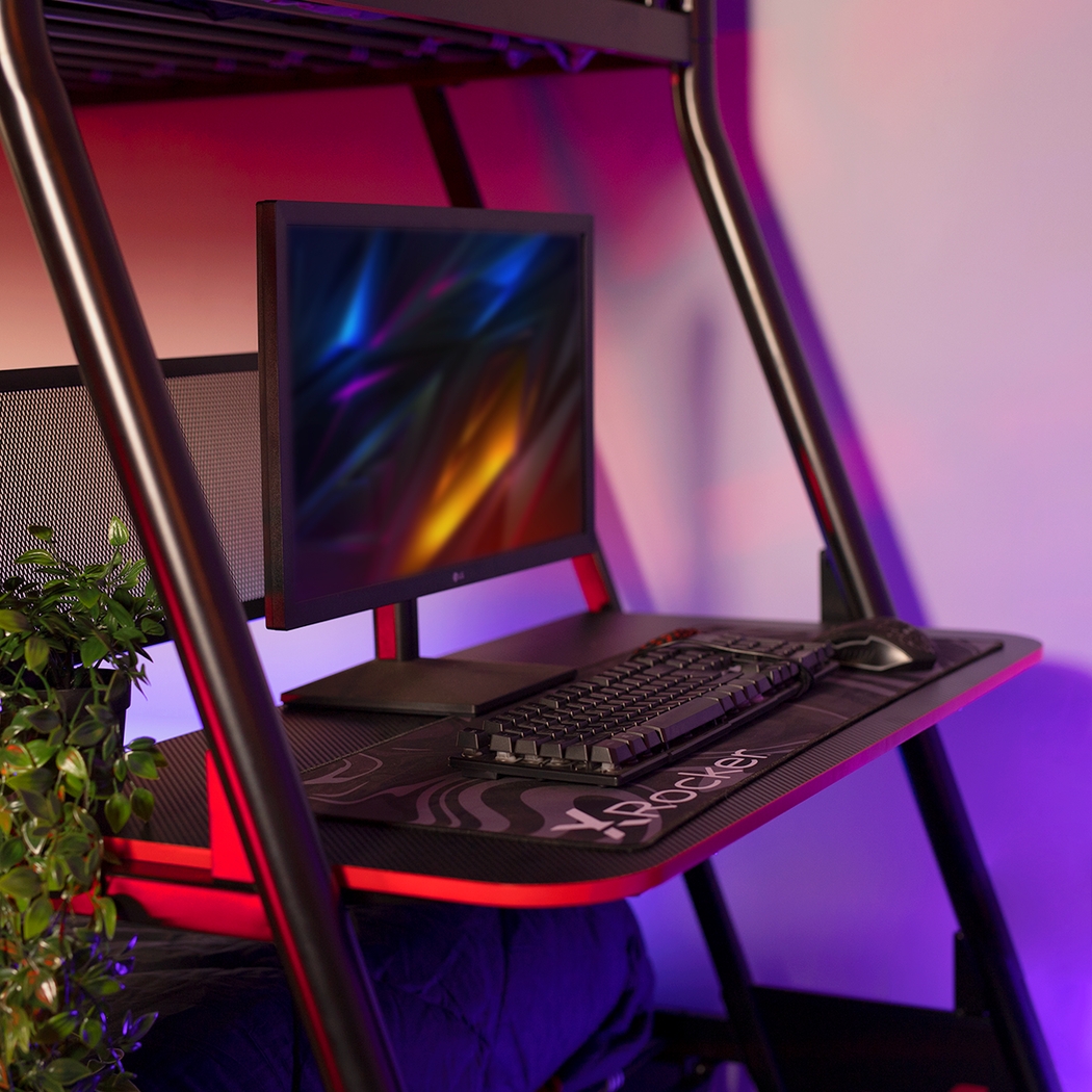 Kids Helenka Black Twin/Twin Gaming Bunk Bed - Thumbnail - Image 11