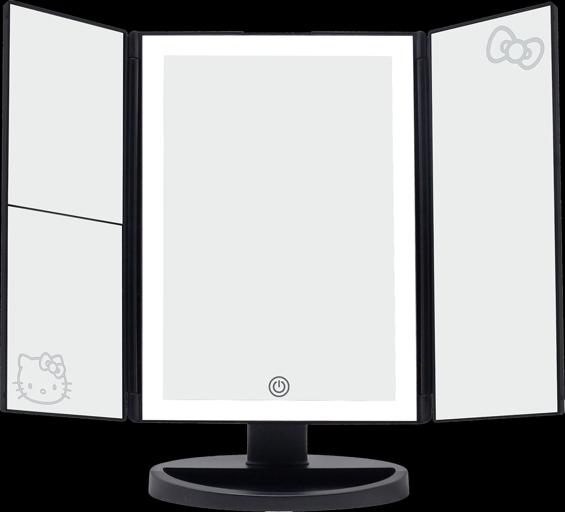 Kids Hello Kitty Black Tri-Fold Vanity Mirror - Thumbnail - Image 1