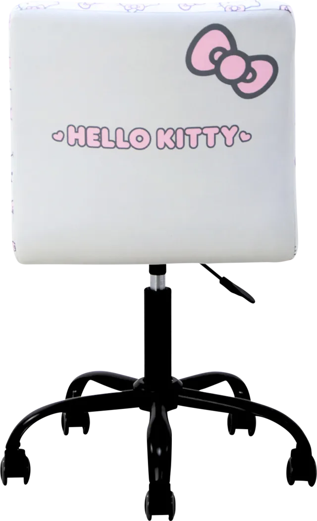 Kids Hello Kitty Cutie Gray Swivel Vanity Chair - Thumbnail - Image 2