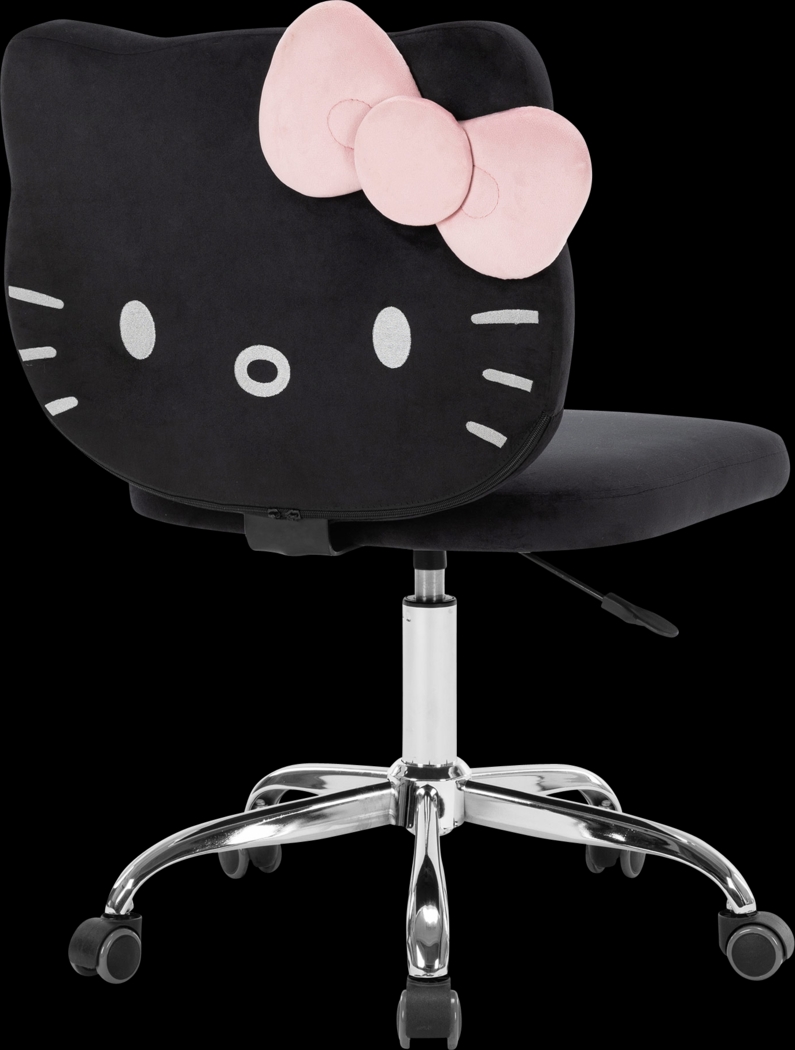 Kids Hello Kitty Kawaii Black Vanity Chair - Thumbnail - Image 1