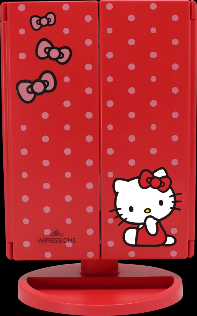 Kids Hello Kitty Red Tri-Fold Vanity Mirror - Thumbnail - Image 1