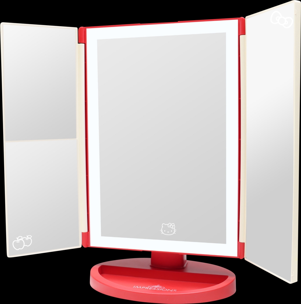 Kids Hello Kitty Red Tri-Fold Vanity Mirror - Thumbnail - Image 2