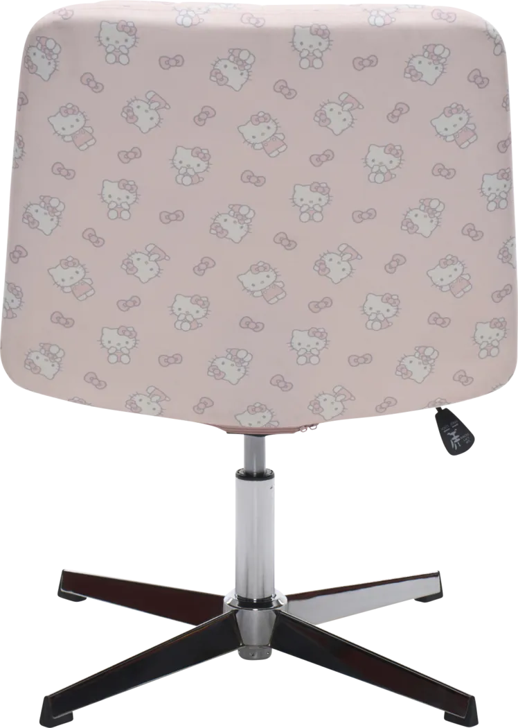 Kids Hello Kitty Sweet Criss Cross Pink Vanity Chair - Thumbnail - Image 2